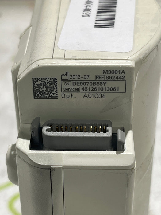 Philips M3001A-A01C06 Fast SpO2, NIBP, ECG, Temp, IBP MMS Module
