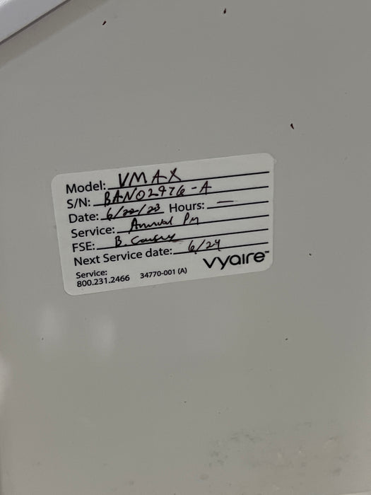 SensorMedics VMax V62J Plethysmograph