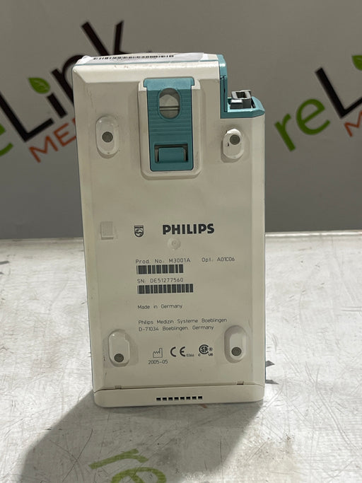 Philips Philips M3001A-A01C06 Fast SpO2, NIBP, ECG, Temp, IBP MMS Module Patient Monitors reLink Online
