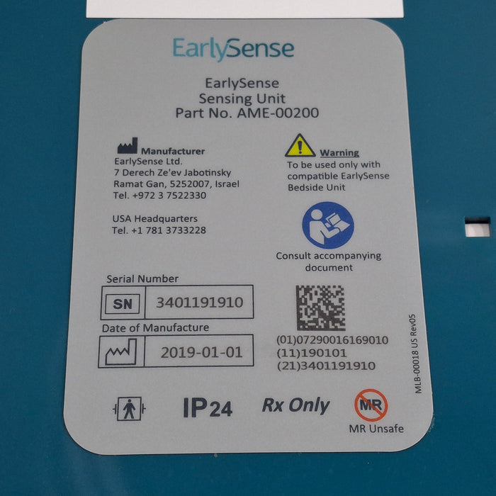 EarlySense Ltd. EarlySense Sensing Unit