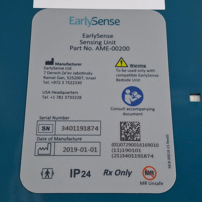 EarlySense Ltd. EarlySense Sensing Unit