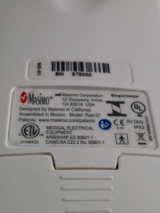 Masimo Rad-57 Pulse CO-Oximeter