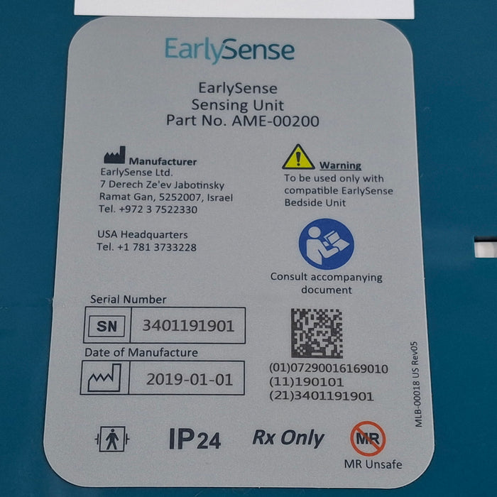 EarlySense Ltd. EarlySense Sensing Unit