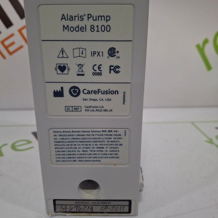 CareFusion Alaris 8100 LVP Infusion Pump Module