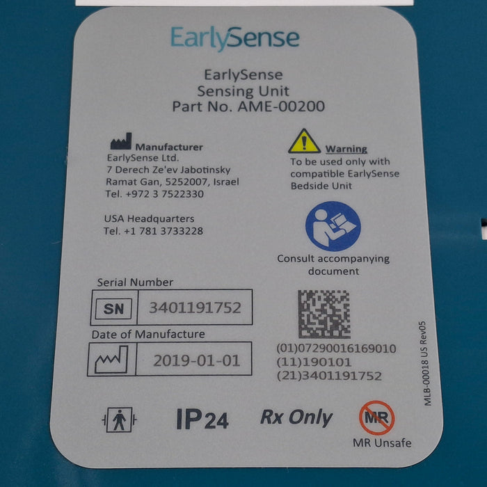 EarlySense Ltd. EarlySense Sensing Unit