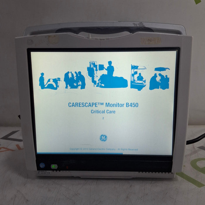 GE Healthcare Carescape B450 Critical Care Patient Monitor