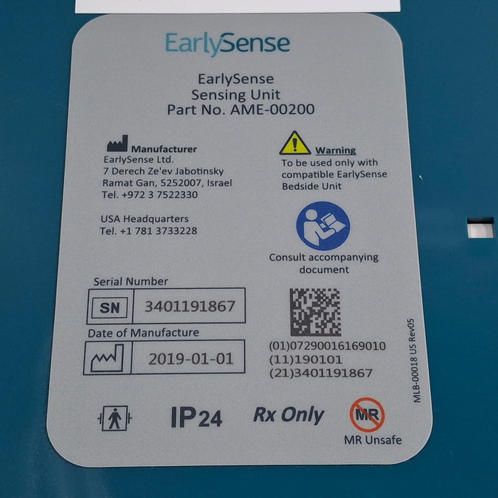 EarlySense Ltd. EarlySense Sensing Unit