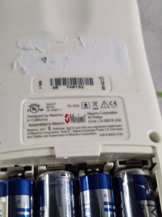 Masimo Rad-57 Pulse CO-Oximeter