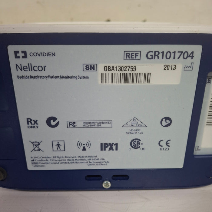 Covidien GR101704 Bedside Respiratory Patient Monitoring System