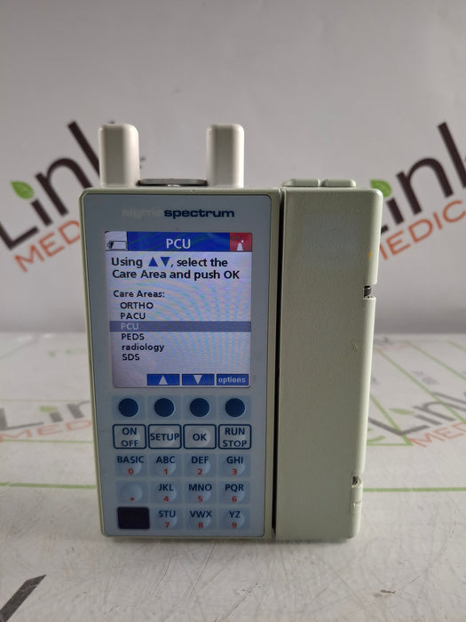 Baxter Sigma Spectrum 6.05.14 with A/B/G/N Battery Infusion Pump