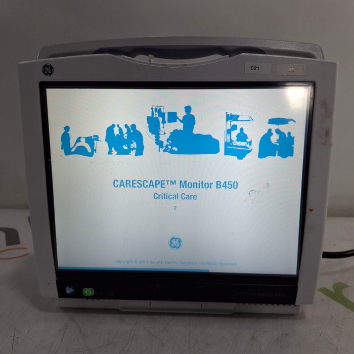 GE Healthcare Carescape B450 Critical Care Patient Monitor