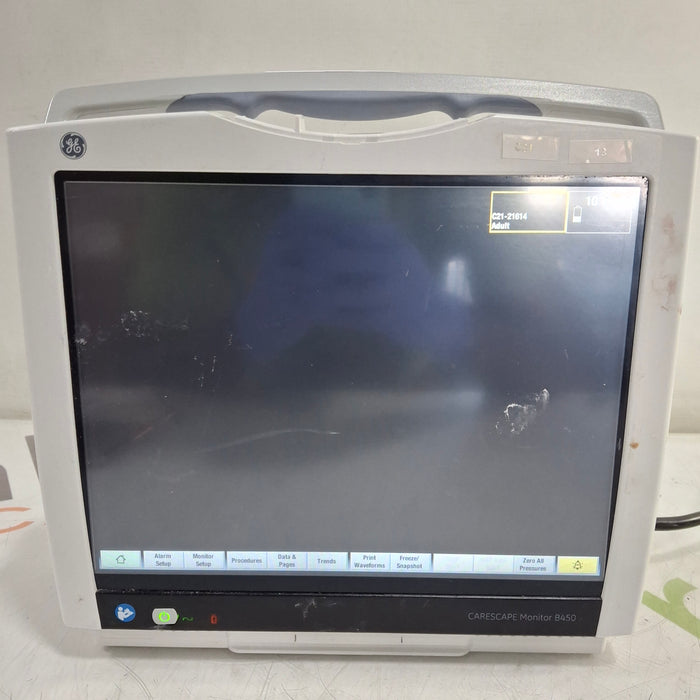 GE Healthcare Carescape B450 Critical Care Patient Monitor
