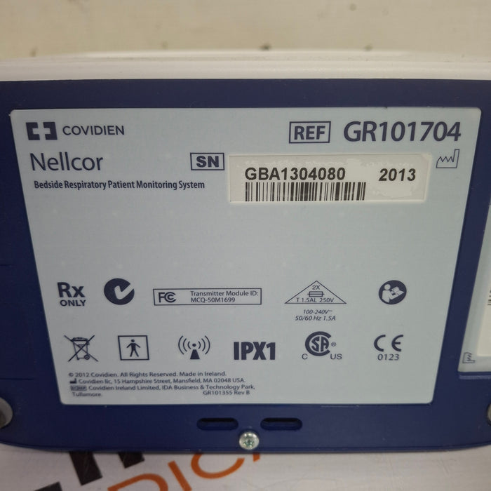 Covidien GR101704 Bedside Respiratory Patient Monitoring System