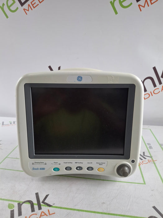 GE Healthcare Dash 4000 - Masimo SpO2 Patient Monitor