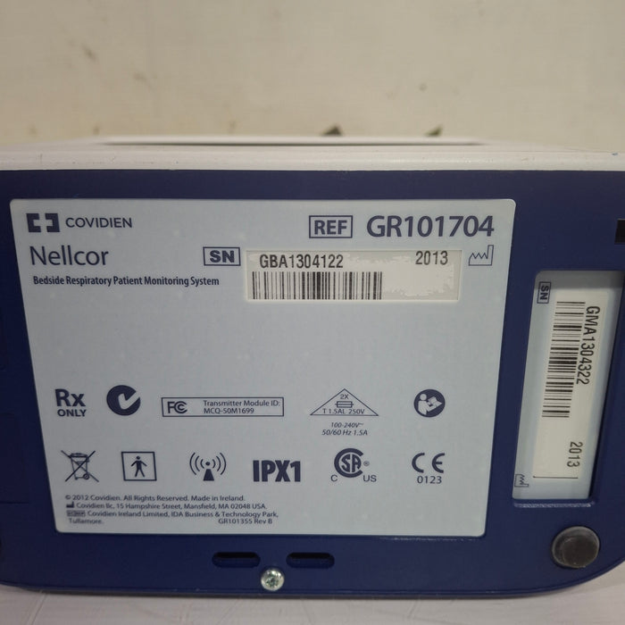 Covidien GR101704 Bedside Respiratory Patient Monitoring System