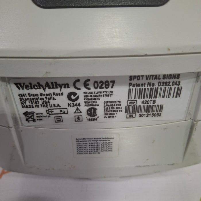 Welch Allyn Spot 420 - NIBP, Temp Vital Signs Monitor