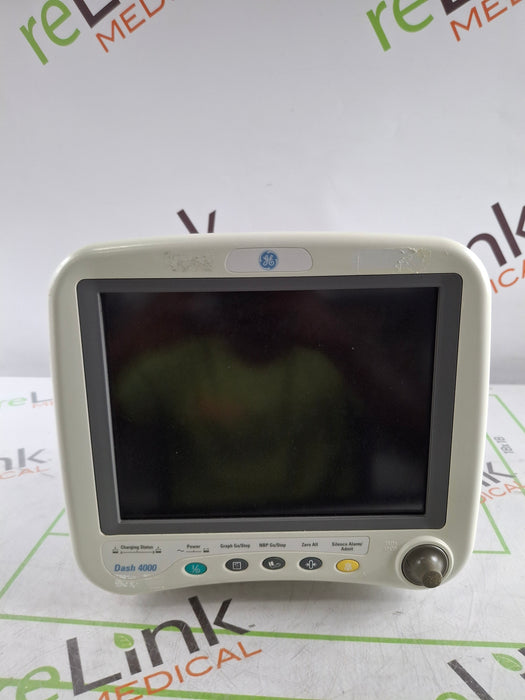 GE Healthcare Dash 4000 - Masimo SpO2 Patient Monitor