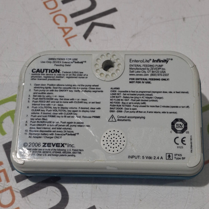 Moog Medical Enteralite Infinity Enteral Feeding Pump