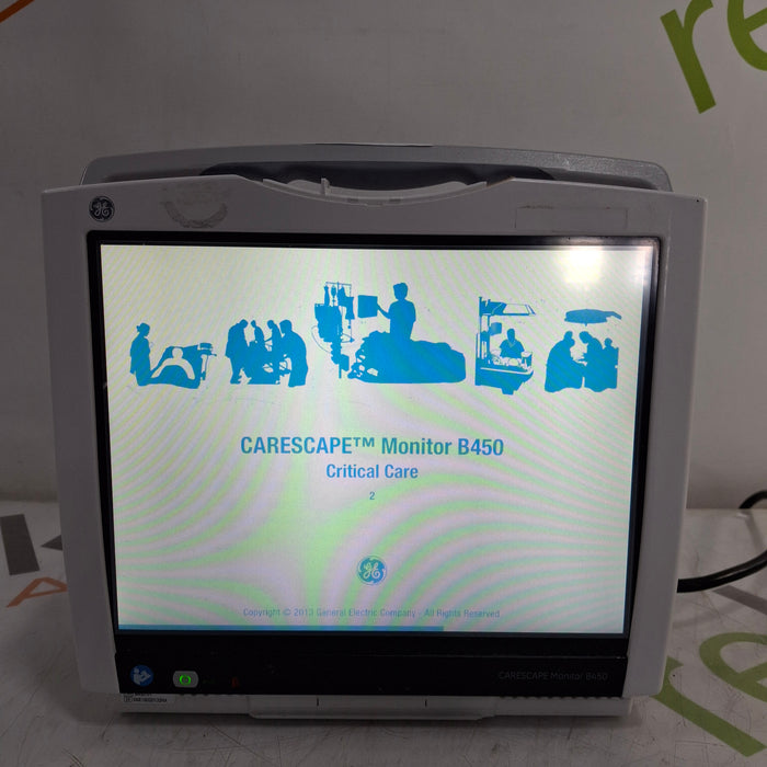 GE Healthcare Carescape B450 Critical Care Patient Monitor