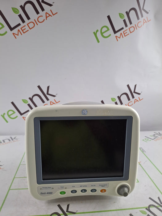 GE Healthcare Dash 4000 - Masimo SpO2 Patient Monitor