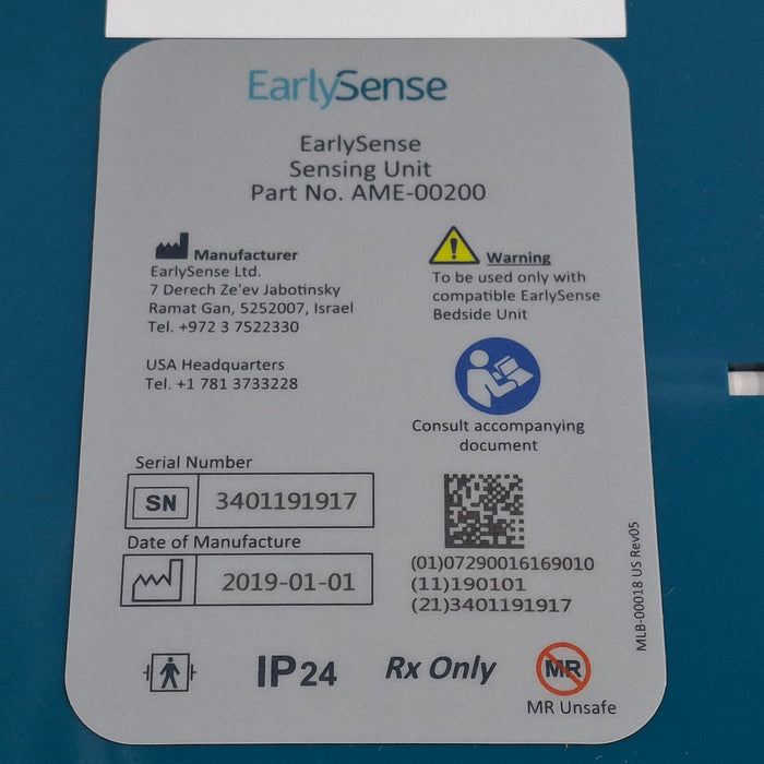 EarlySense Ltd. EarlySense Sensing Unit