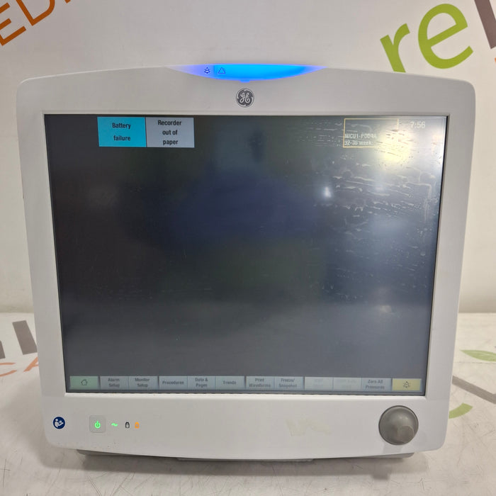 GE Healthcare Carescape B650 Neonatal Care Patient Monitor