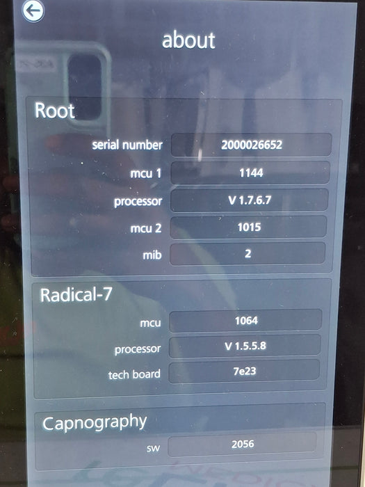Masimo Root Monitor w/ Radical 7