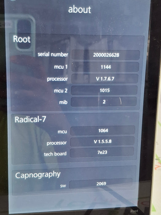 Masimo Root Monitor w/ Radical 7