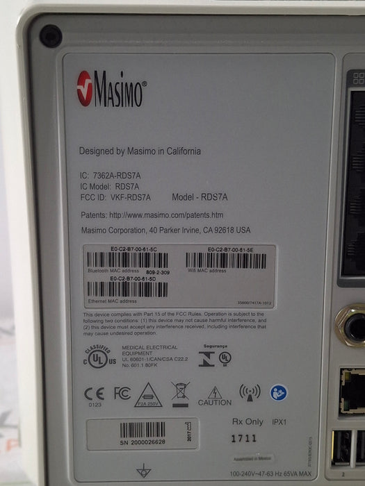 Masimo Root Monitor w/ Radical 7