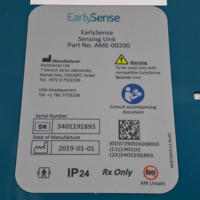 EarlySense Ltd. EarlySense Sensing Unit