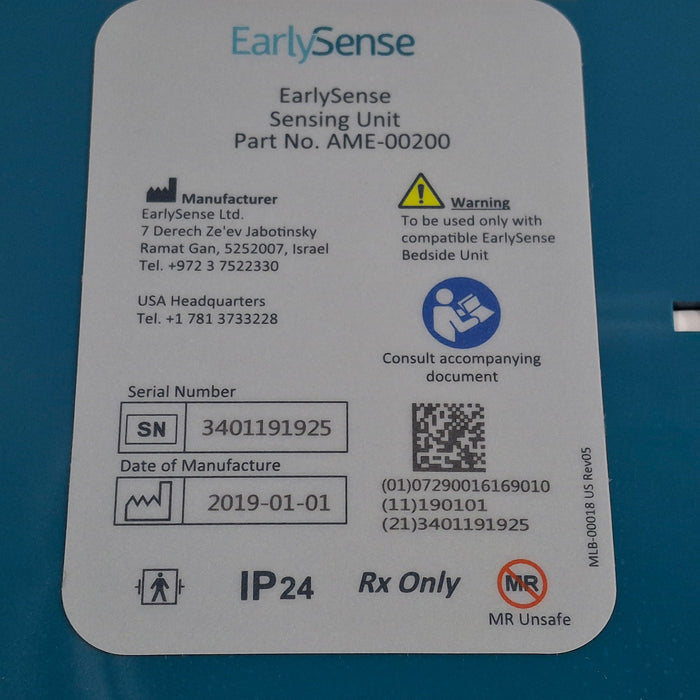 EarlySense Ltd. EarlySense Sensing Unit