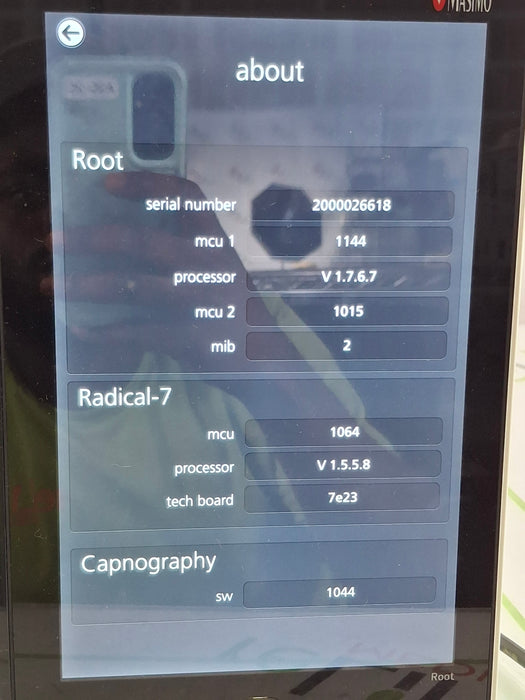 Masimo Root Monitor