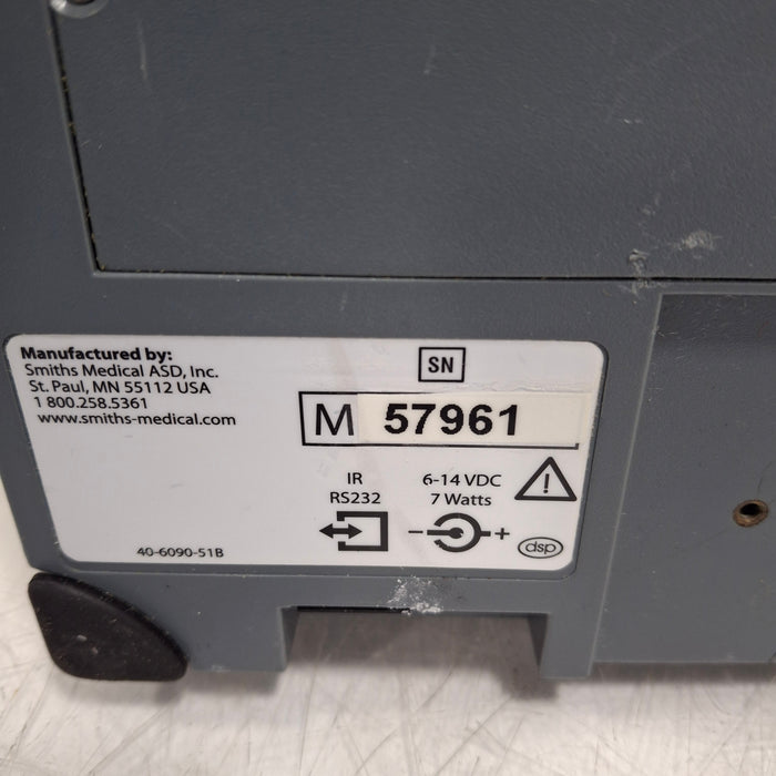 Smiths Medical Medfusion 3500 Version 5 Syringe Infusion Pump