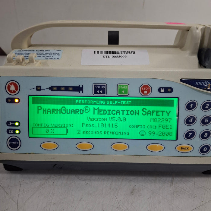 Smiths Medical Medfusion 3500 Version 5 Syringe Infusion Pump