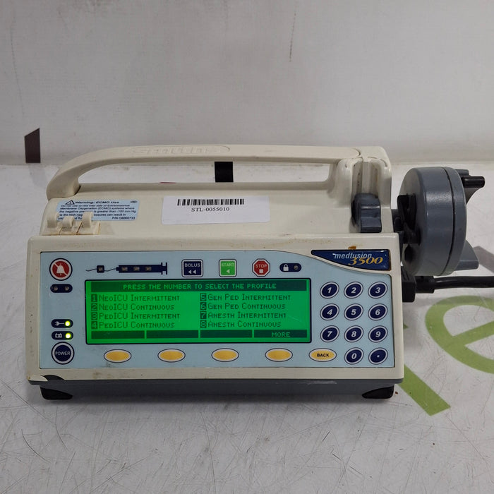 Smiths Medical Medfusion 3500 Version 5 Syringe Infusion Pump