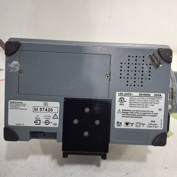 Smiths Medical Medfusion 3500 Version 5 Syringe Infusion Pump