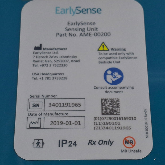 EarlySense Ltd. EarlySense Sensing Unit