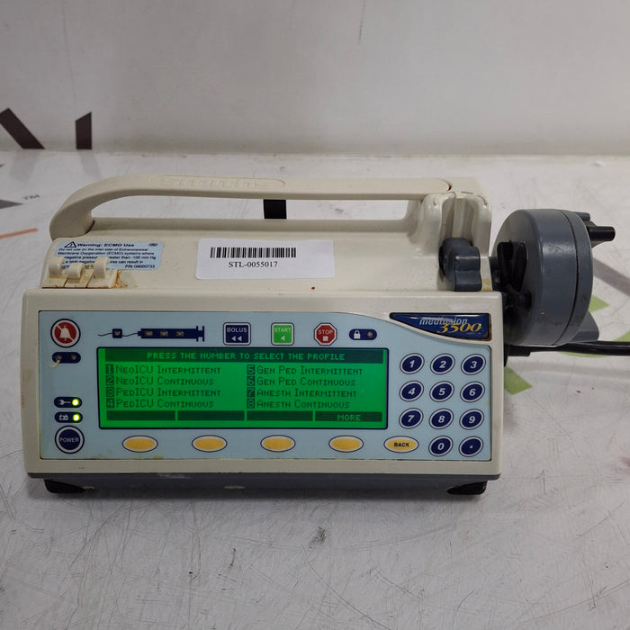 Smiths Medical Medfusion 3500 Version 5 Syringe Infusion Pump