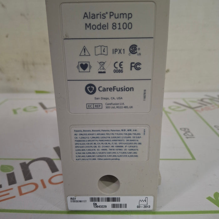 CareFusion Alaris 8100 LVP Infusion Pump Module
