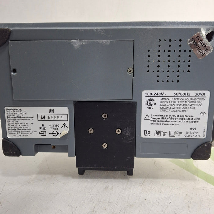 Smiths Medical Medfusion 3500 Version 5 Syringe Infusion Pump