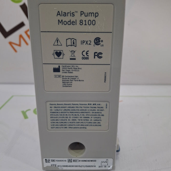 CareFusion Alaris 8100 LVP Infusion Pump Module
