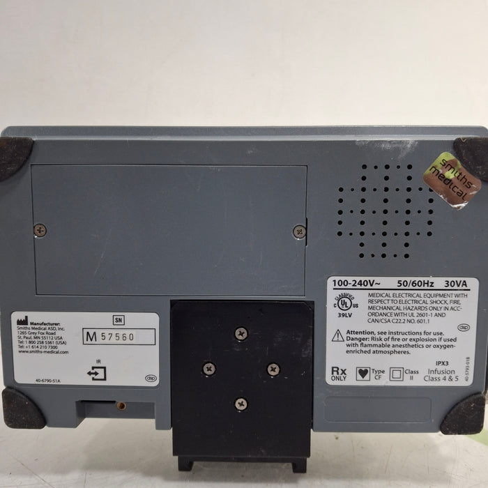 Smiths Medical Medfusion 3500 Version 5 Syringe Infusion Pump