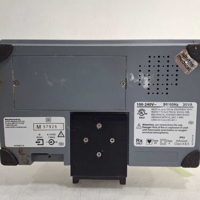 Smiths Medical Medfusion 3500 Version 5 Syringe Infusion Pump