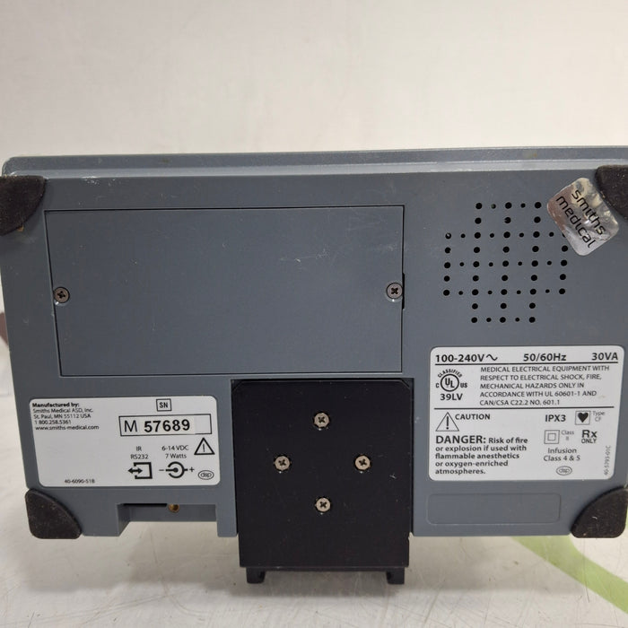 Smiths Medical Medfusion 3500 Version 5 Syringe Infusion Pump