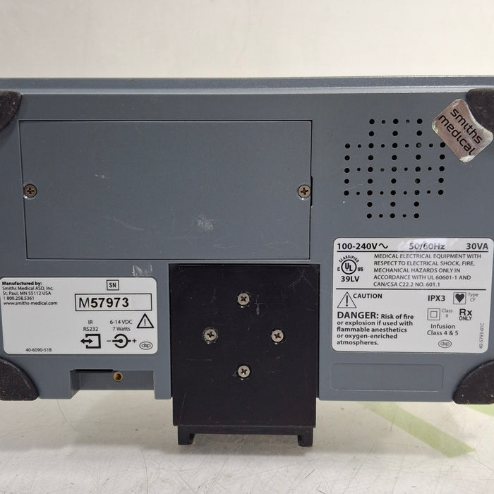 Smiths Medical Medfusion 3500 Version 5 Syringe Infusion Pump