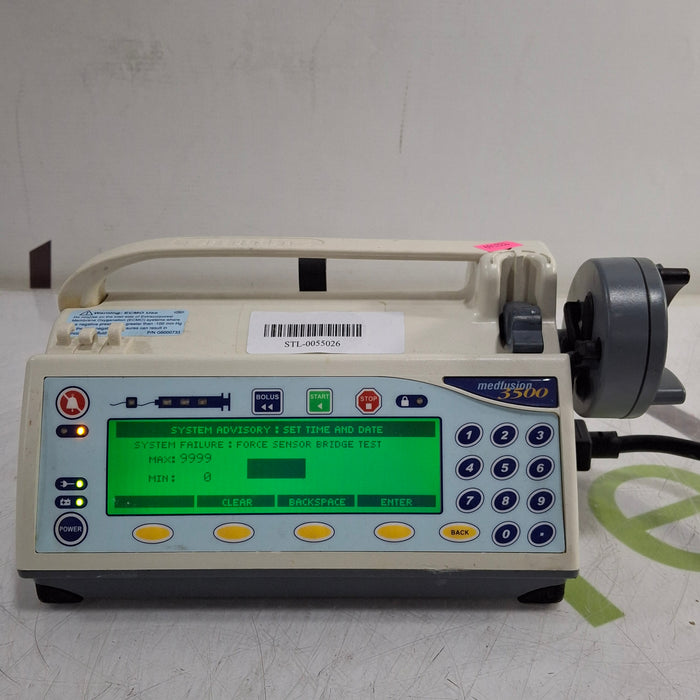 Smiths Medical Medfusion 3500 Version 5 Syringe Infusion Pump