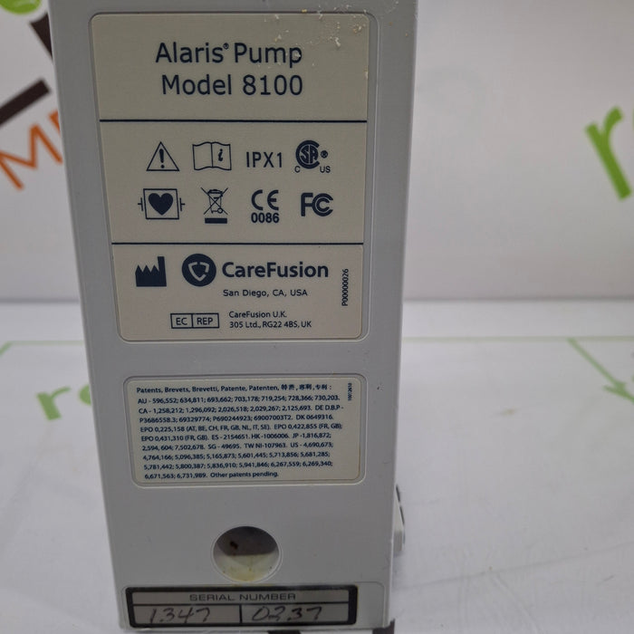 CareFusion Alaris 8100 LVP Infusion Pump Module
