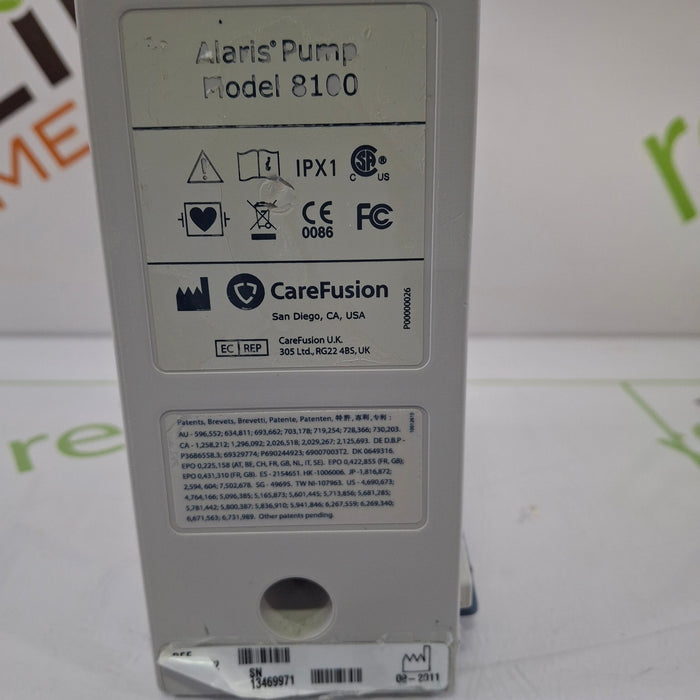 CareFusion Alaris 8100 LVP Infusion Pump Module