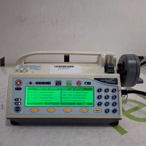 Smiths Medical Smiths Medical Medfusion 3500 Version 5 Syringe Infusion Pump Infusion Pump reLink Online