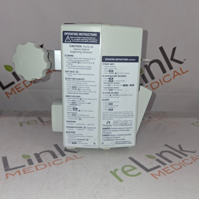 Hospira Plum A+ Infusion Pump